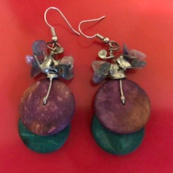 3 Pairs of Vintage Fashion Pierced Earrings - Picture 3 of 4